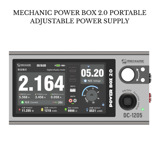 Mechanic Power Box 2.0 DC-1205 Portable Adjustable 12V 5A Power Supply