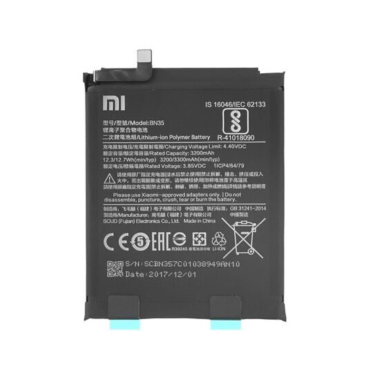 Battery Replacement For Xiaomi Redmi 5 (BN35)