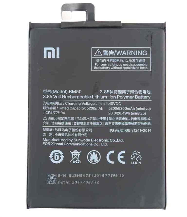 Battery Replacement For Mi Max 2 (BM50)