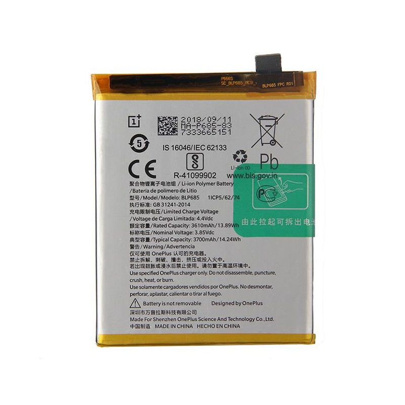 OnePlus 6T Battery (BLP685)