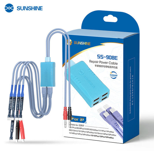 Sunshine SS-908e Boot Cable for iPhone 7 to 16 Pro Max