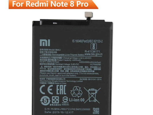 Battery Replacement For Xiaomi Redmi Note 8 Pro (BM4J)