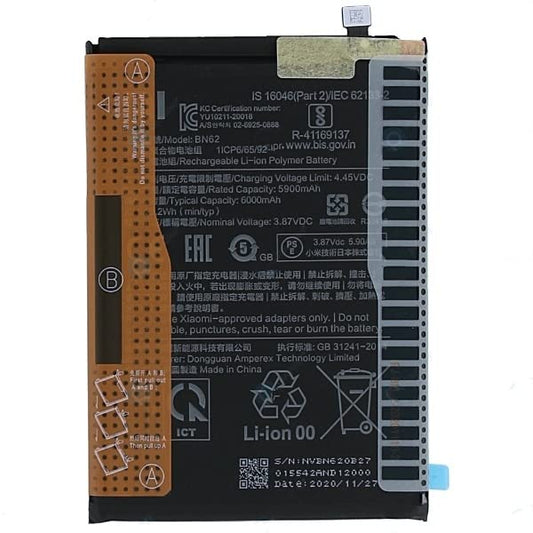 Battery Replacement For Redmi 9 Power, Redmi Note 9 4G,Redmi 9T,Poco M3 (BN62)