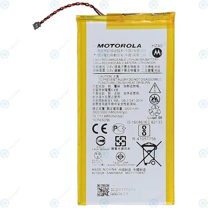 Motorola Moto Z2/Moto Z2 Play/Xt1710-06/Xt1710-08/Xt1710-09/Xt1710-11 (HZ40) Battery