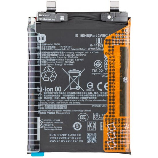 Battery Replacement For  Xiaomi Redmi Note 13 Pro+ Plus 5G (BM5U)