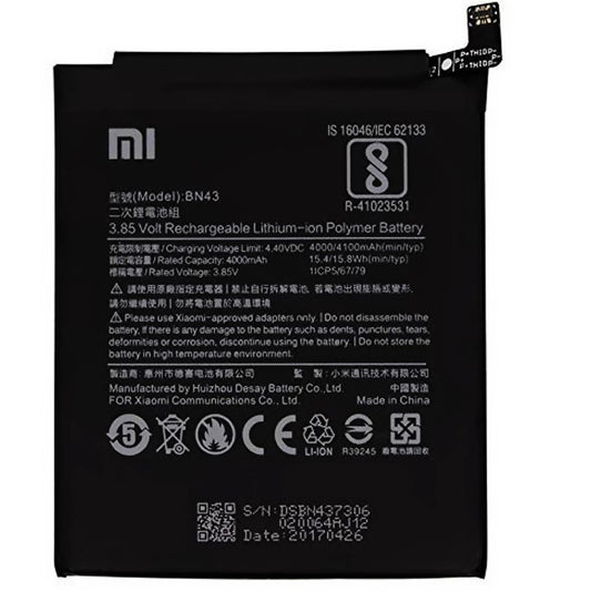 Battery Replacement For Xiaomi Mi Redmi Note 4 (BN43)
