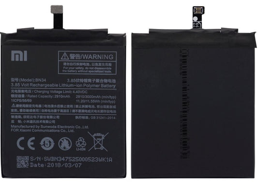 Battery Replacement For Xiaomi Redmi 5a (BN34)