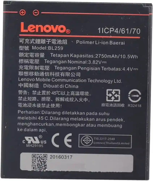 Lenovo K5 Plus/Lenovo K5 (Bl259) Battery