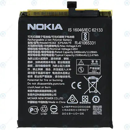 Battery Replacement For Nokia 3.1 PLUS (HE363)